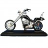 Réveil moto Johnny Hallyday noir
