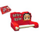 Dérouleur papier WC Betty Boop rouge