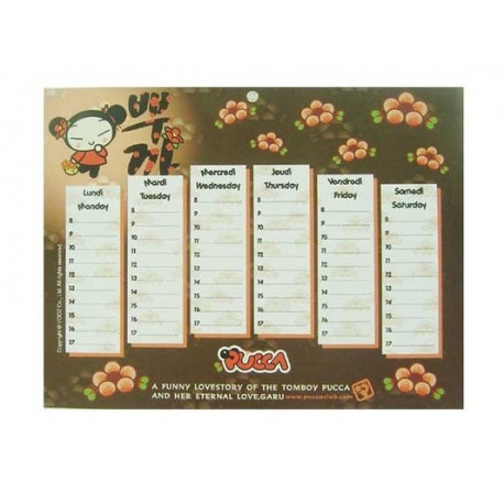 Pucca Timetable