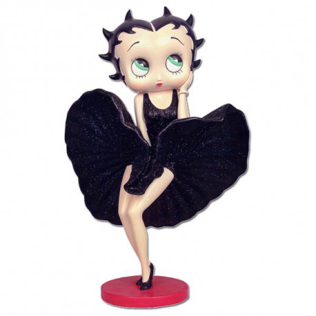 Statuette Betty Boop Chaise Tenue noire