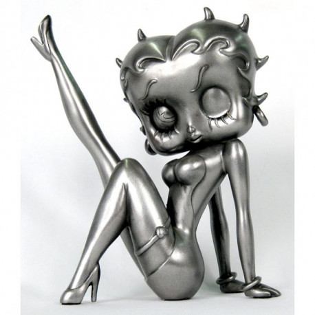 Statuette Betty Boop Argent PIN UP. 