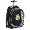 Sac à roulettes 45 CM Real Madrid Black Haut de gamme - Cartable