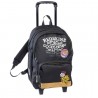 Sac à roulettes Redskins Factory Noir 45 CM Haut de gamme