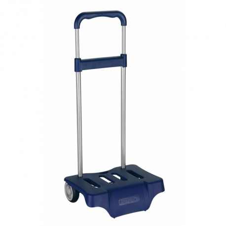 Carrello con ruote blu scuro per zaino