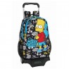 Sac à roulettes Simpson 44 CM Gud Bad Haut de Gamme - Cartable