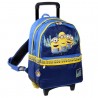 Sac à roulettes Minions bleu 45 CM Haut de gamme