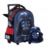 Sac à roulettes trolley maternelle Star Wars Dark Vador 31 CM + Masque