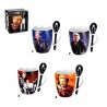 Mug Johnny Hallyday avec cuillère