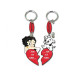Porte clés Betty Boop Toi & Moi Coeur