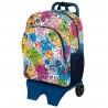Sac à roulettes Smiley Spring 41 CM Haut de Gamme - Cartable