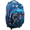 Sac à dos à roulettes 45 CM Batman Vs Superman Heroes Haut de gamme - 2 cpt - Cartable