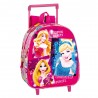 Sac à dos à roulettes maternelle Princesse Stars 28 CM trolley - Cartable