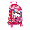 Sac à dos à roulettes Hello Kitty Pretty 43 CM trolley -Haut de Gamme - Cartable