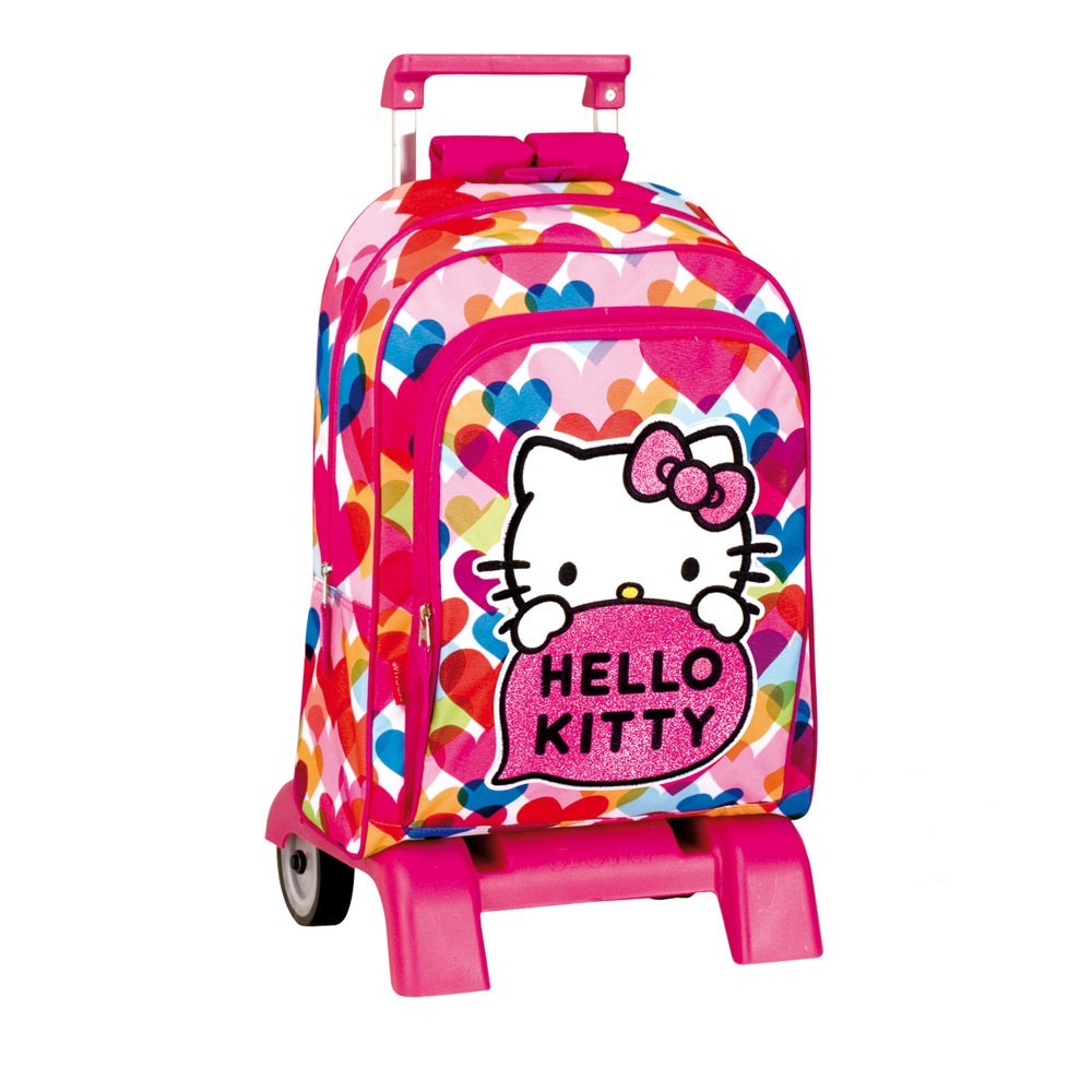 cartable hello kitty a roulette