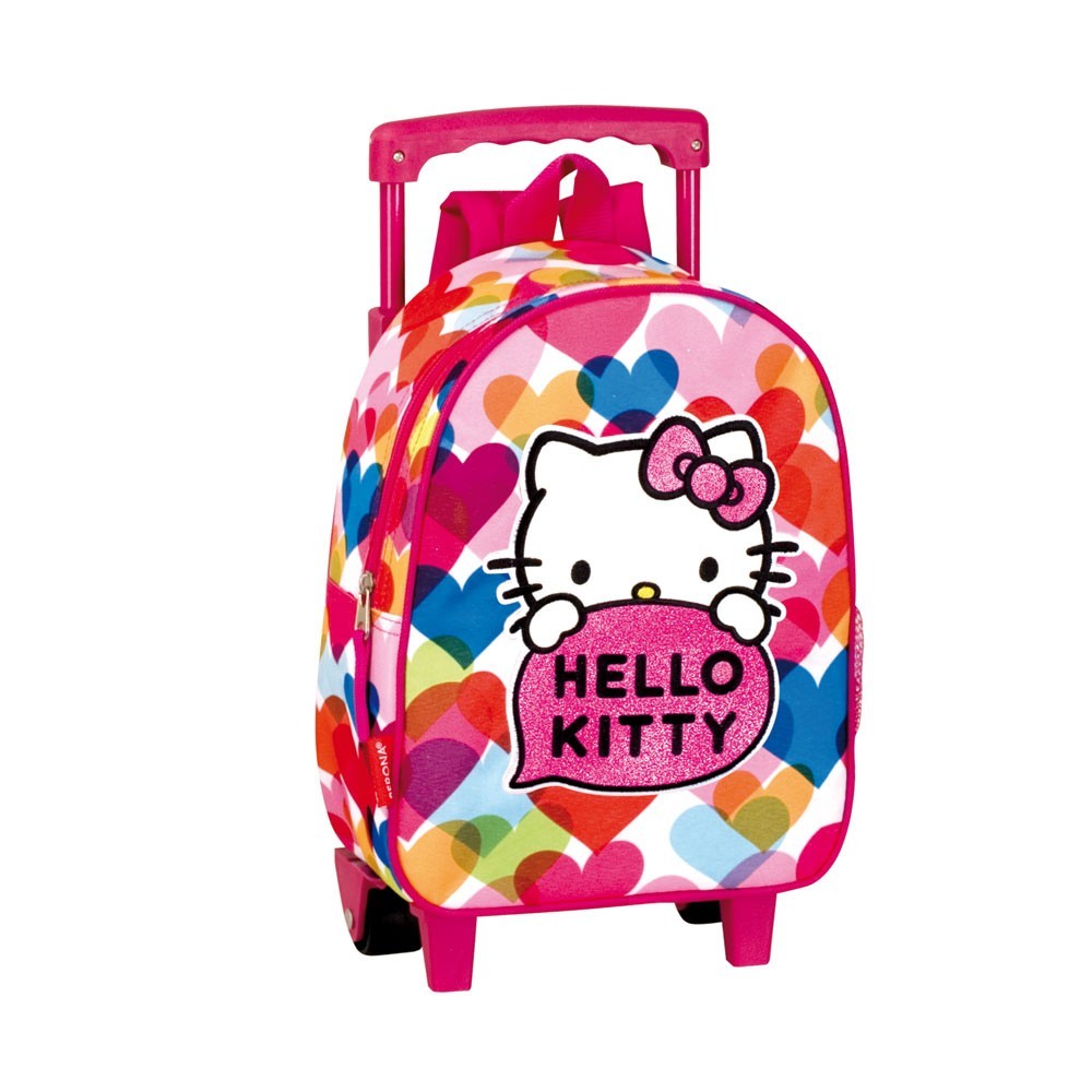 hello kitty trolley bag for school