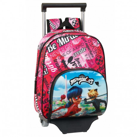 miraculous ladybug rolling backpack