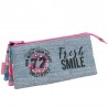 Trousse Smiley 72 Premium 23 CM - 3 compartiments