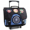 Cartable à roulettes Emoji Blue Jeans 41 CM