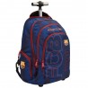 Sac à dos à roulettes 44 CM FC Barcelone History Haut de gamme - 2 cpt - Cartable Trolley FCB