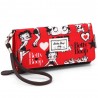 Portefeuille long Betty Boop Rouge Love 20 CM