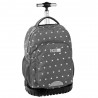 Sac à dos à roulettes Gris étoilé 49 CM - 2 Cpt