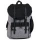 Paso schwarzen und grauen Rucksack mit Riemen 39 CM