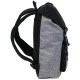 Paso schwarzen und grauen Rucksack mit Riemen 39 CM