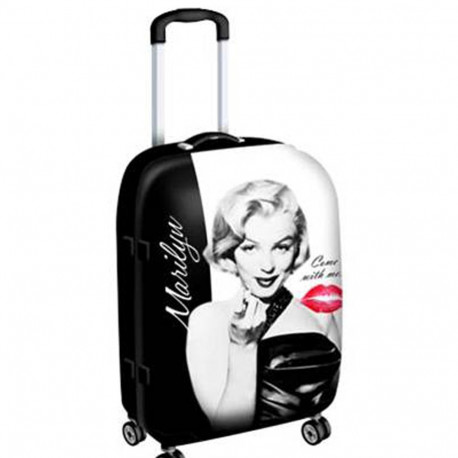 MARILYN MONROE Weekend Bag Wheely Trolley Holdall Luggage Suite Case Small Sizes 