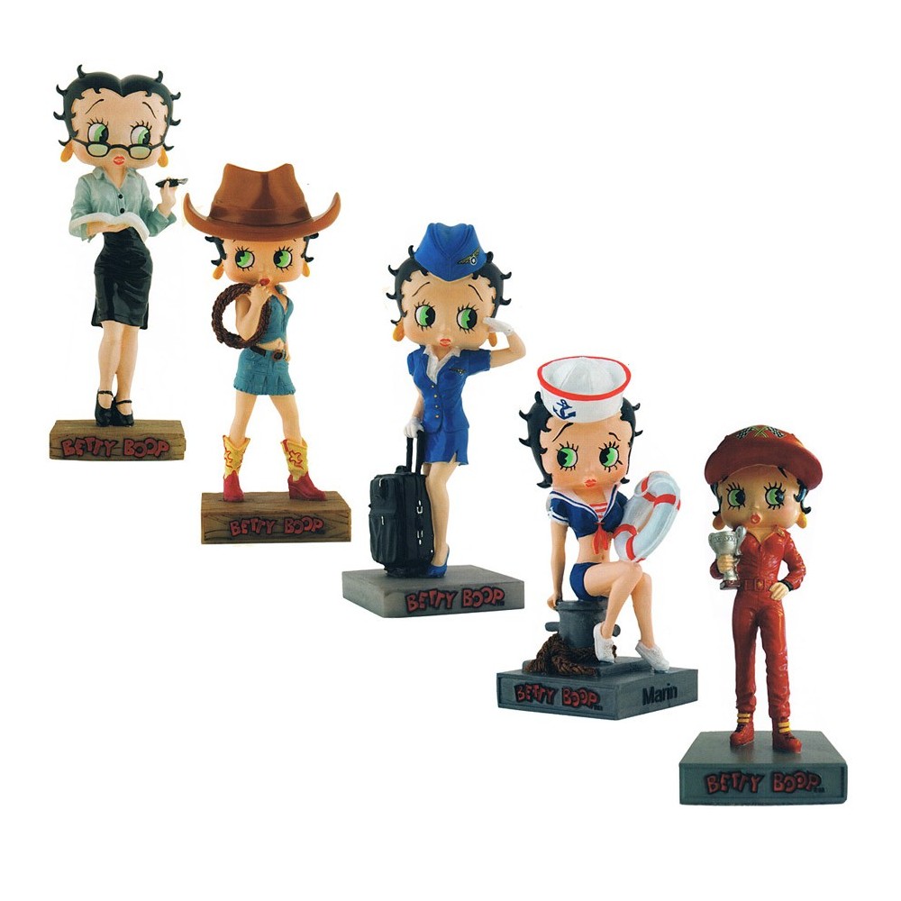 Lot de 10 figurines Betty Boop série 1 a 11