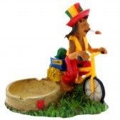Cendrier figurine Rasta Vélo 