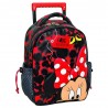 Sac à roulettes Minnie 3D trolley maternelle 31 CM - Cartable