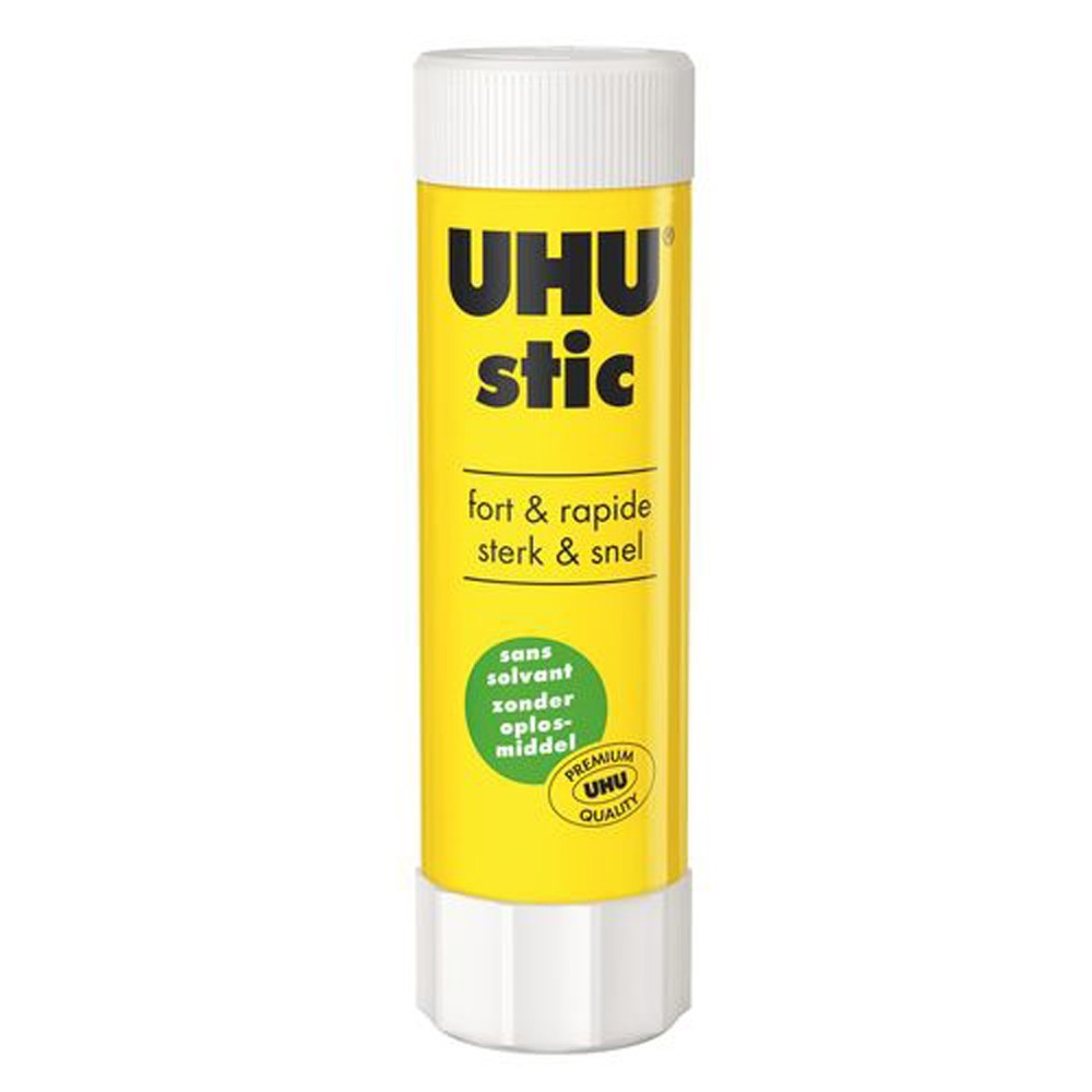 Vertellen Garantie klauw Stick met witte lijm UHU 8.2 g - groot formaat