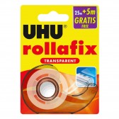 Reel tape UHU Rollafix onzichtbaar (30 meter)