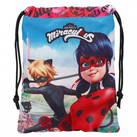 Bolsa de piscina Ladybug Miraculous y Black Cat 25 CM