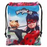 Sac piscine Ladybug Miraculous et Chat noir 25 CM