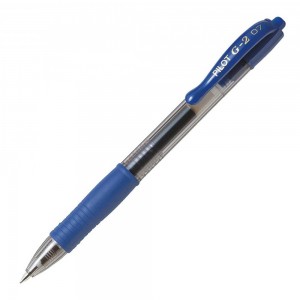 PILOT Set 5 Ricariche BLS-G2 Inchiostro Gel Blu, Punta Fine 0.5, Per Penna G2