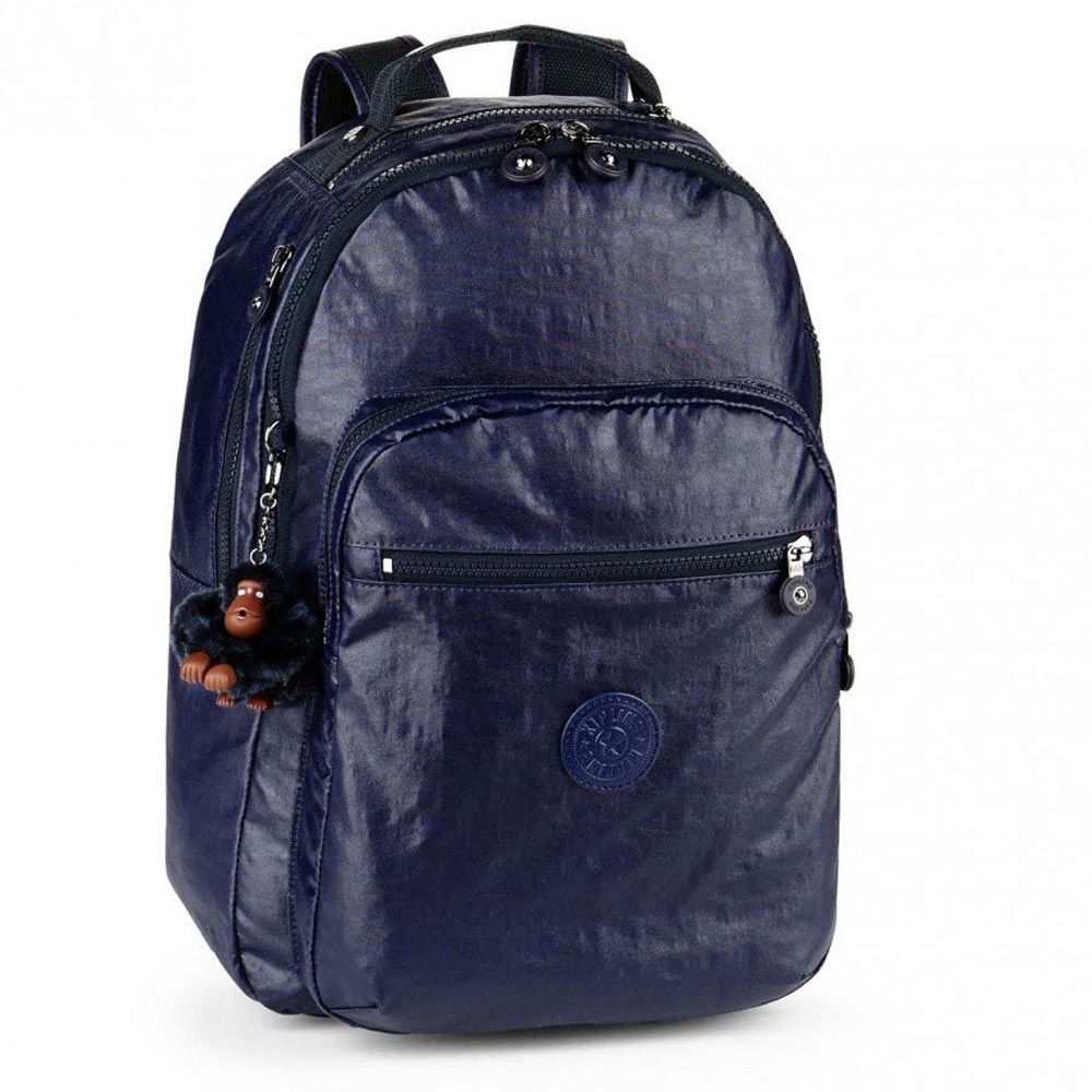 極細繊維クロス Kipling Large backpack, 45 cm, 25 liters, Blue (Lacquer Indigo) 並行輸入品 - -