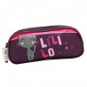 Trousse Lililou Chat Prune 23 CM