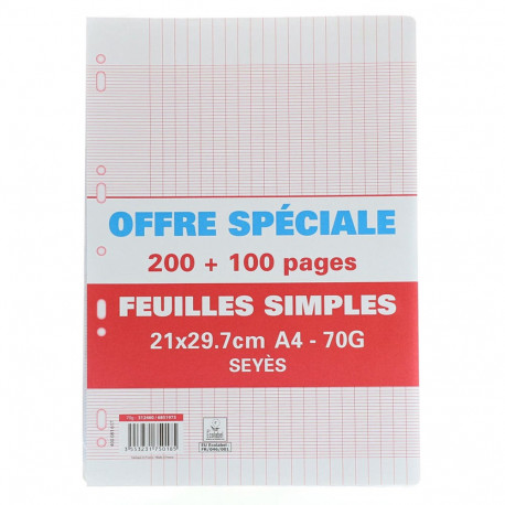 Recambio Hojas Oxford Sistema De Color A4, Hojas Individuales