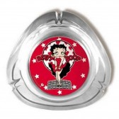 Aschenbecher Oval Betty Boop Red