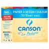 Papier à dessin CANSON Couleurs Vives 12 feuilles 24x32cm 160g