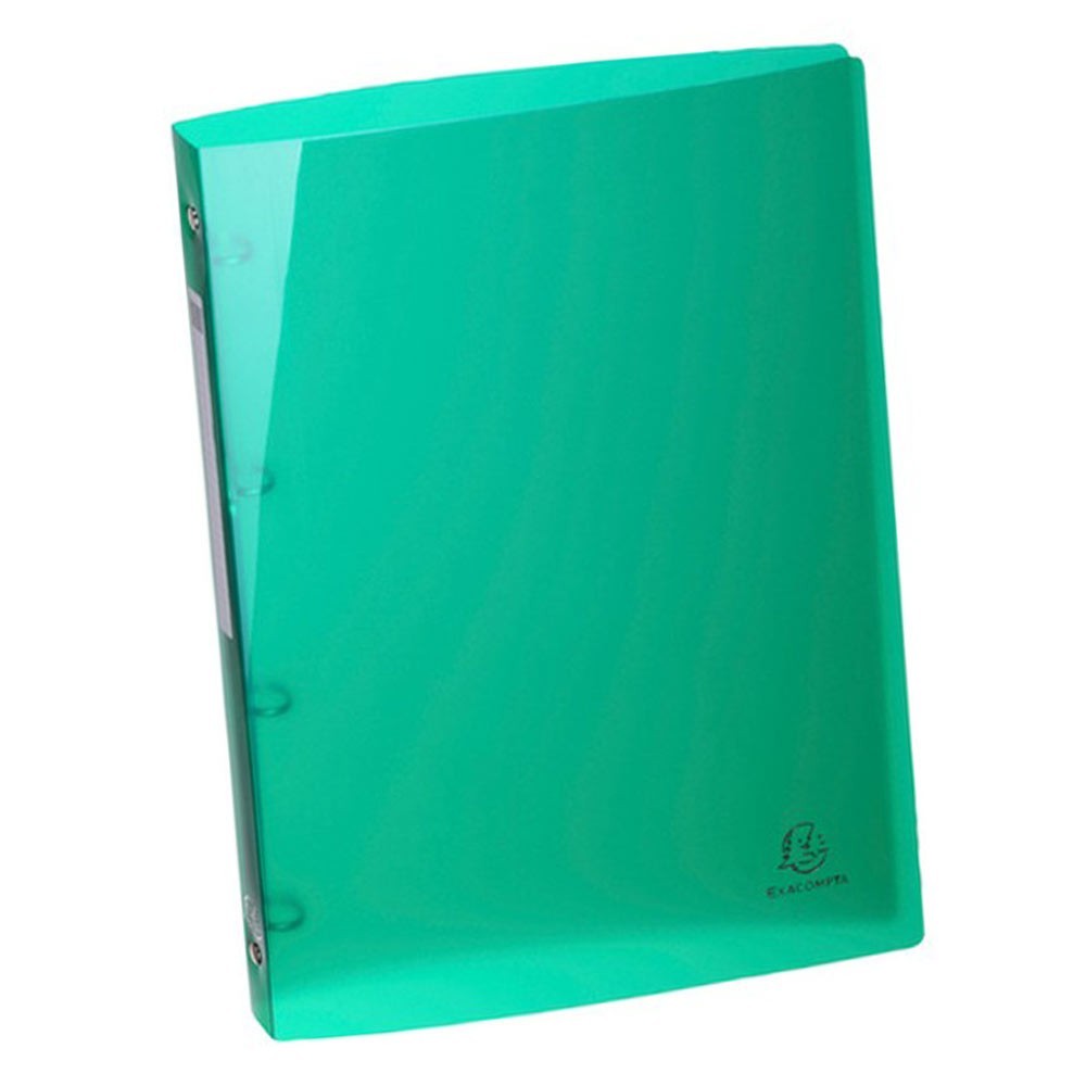 Exacompta A4 Ring Binder - 4 Ring PP Cover 20mm Spine Black