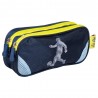 Trousse rectangulaire Ligue 1 Play 22 CM - 2 Cpt