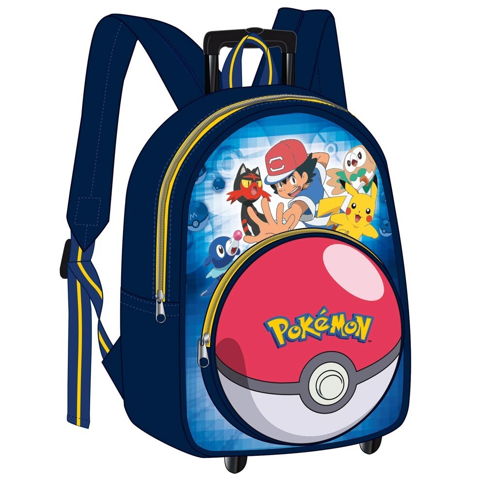 Pokemon Sacha 38 Cm Wheel Bag Top Of The Range