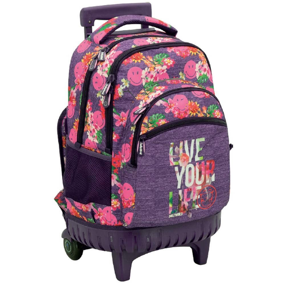 Mochila Smiley Wheeled You 45 CM High-end - 2 cpt - Bolsa