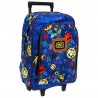 Sac à dos à roulettes Smiley World 45 CM Haut de gamme - Cartable
