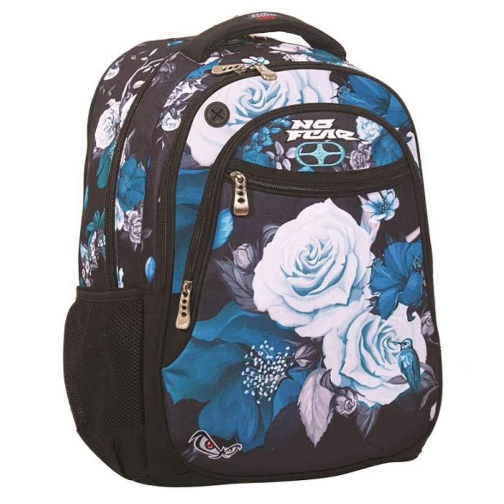 blue flower backpack