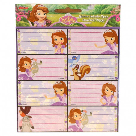 Lot von 16 Prinzessin Sofia Etiketten