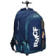 Rolling Backpack 44 CM Real Madrid History Premium - 2 cpt - Trolley