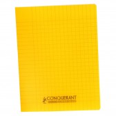 Cahier Polypro 17x22 CONQUERANT Grands carreaux SEYES 96p